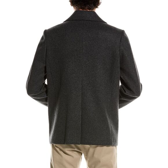 Cole Haan Mens  Wool-Blend Coat - Picture 2 of 3